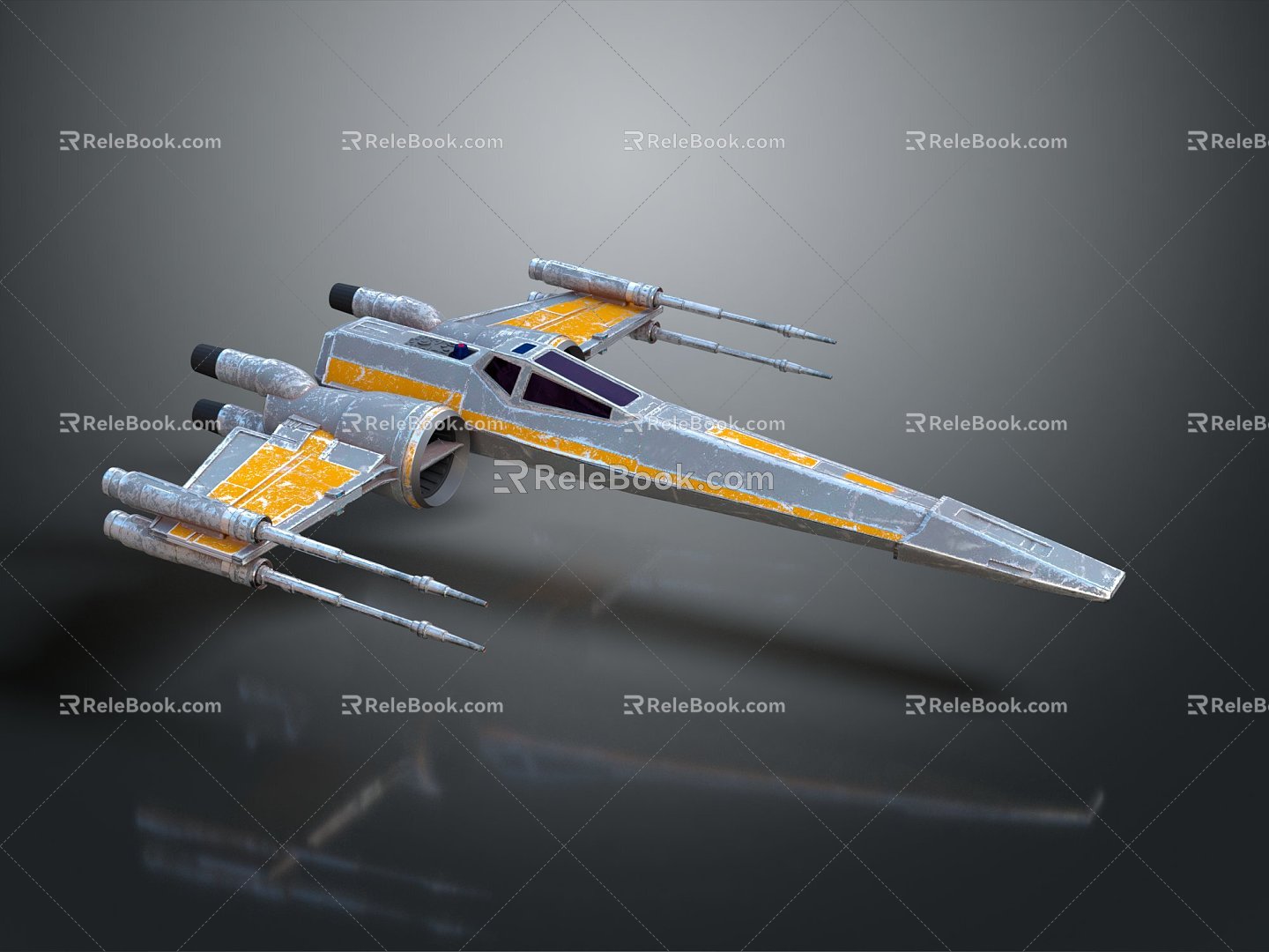 Modern Fighter Fighter Fighter Sci-fi Fighter 3d model