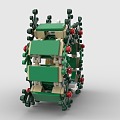 LEGO toy blocks christmas wreath christmas gift christmas christmas decoration 3d model