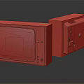 Vintage Retro TVs With Wooden Cases Front And Back View Display Design