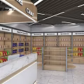 Modern Convenience Store 3d model