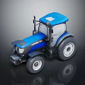 Blue Lovol Agricultural Tractor Featuring Large Tires And Black Blue Accents
