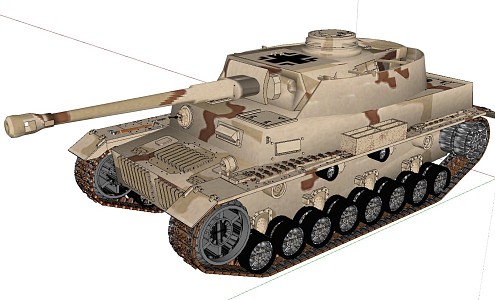 modern tank military equipment war leopard tank 3d model