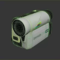 Digital Camcorder Portable Handheld Design With Built In Lens Silver Black Color Video Recording Device