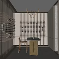 Modern Wine Cellar 3d model