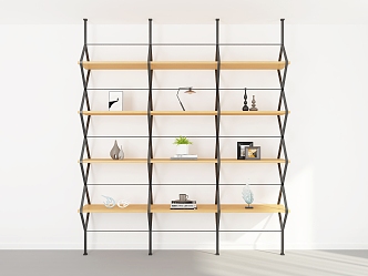 Modern Bookshelf 3d model