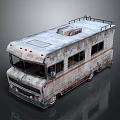 Bus School Bus Van Box Bus Tourist Bus Coach 3d model