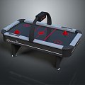 billiard pool table pool cue 3d model