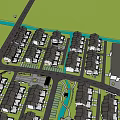 Neat Residential Community Layout With Landscaped Greenery Parking Spaces And Courtyard Areas
