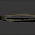Artisan Sculpted Carving Knife With Slender Blade And Ornate Handle Design