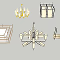 Modern Chandelier Designs Featuring Geometric Frames And Illuminated Glass Elements