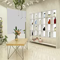 Natural Interior Space With Potted Plants Woven Baskets And Pendant Lights