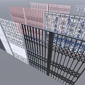 Wrought Iron Fences And Railings With Intricate Patterns And Multiple Color Options