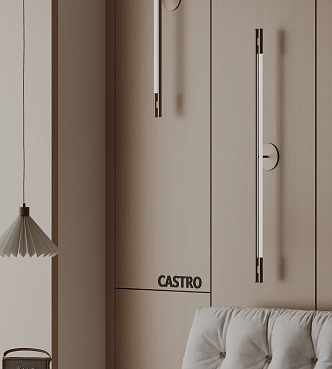 Castro wall lamp minimalist wall lamp metal wall lamp 3d model