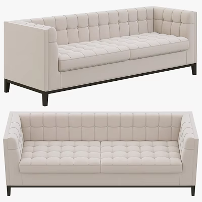 Double sofa 3d model