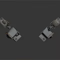 Industrial Equipment Mechanical Components With Metal Structure And Precision Engineering Design