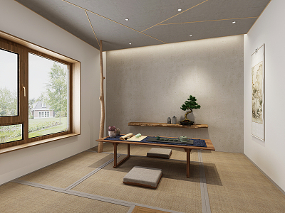 Japanese Tea Room 3d model