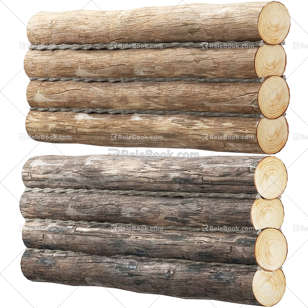 Wood Wood Log Original Wood Trees Trees 3d model