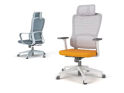 modern office chair office net chair 3d model
