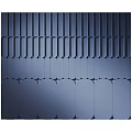 Sleek Modern Wainscoting Wall Panels With Geometric Pattern And Smooth Finish 3d model