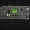 Military Radio Communication Equipment PC Hardware Radio Wireless Radar Telegraph Low Face Number Low Model Simple Model Game Video Level Super Realistic 3d model