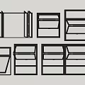 Architectural Modern Black Frame Windows With Various Opening Styles And Designs For Home