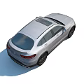 Elegant Silver Mercedes SUV with Sporty Grille and Black Alloy Wheels