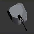 laser tower turret turntable sci-fi tower defense game tower defense sci-fi turret game turret game turret 3d model