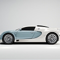 Modern sports car Bugatti sports car 3d model