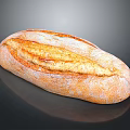 Freshly Baked Artisan Bread With Golden Crust And Soft Interior