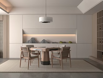 Modern Chess Room 3d model