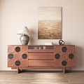 Middle Style Sideboard 3d model