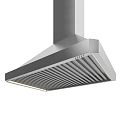 Modern Kitchen Range Hood Appliance With Stainless Steel Design LED Lights And Efficient Ventilation