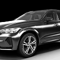 Sleek Black SUV Car With Modern Design LED Headlights And Alloy Wheels