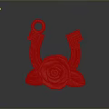 Elegant Golden Horseshoe Shaped Apparel Accessory Featuring Shiny Rose Design