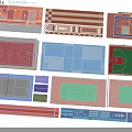 Soccer Field Design Layouts With Various Dimensions And Standard Field Markings