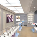 Modern mobile phone store mobile phone store 3d model