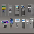 Different Types of Modern Public Self Service Kiosks and Terminals Design