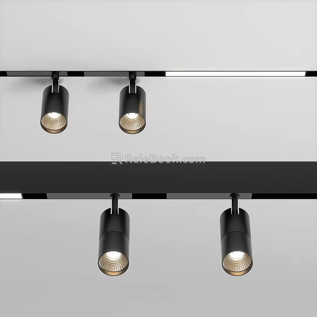Modern Downlight Spotlight DONOLUX Track Light Spotlight 3d model