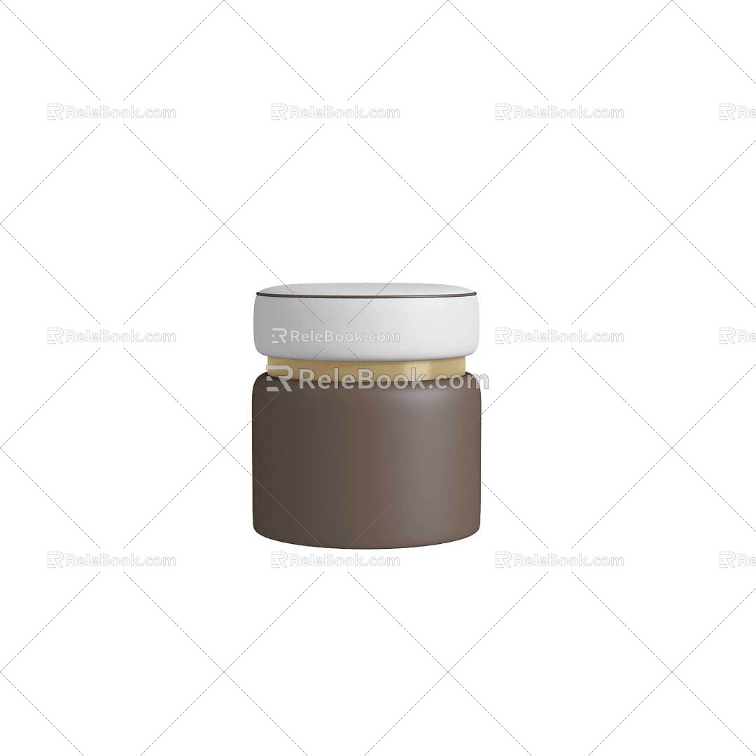 Minismal Style Makeup Stool 3d model