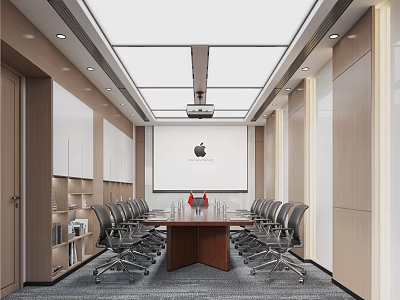 Modern Meeting Room Meeting Table and Chair 3d model