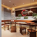 XIAO SI Milk Tea Shop Charming Storefront With Fall Leaves