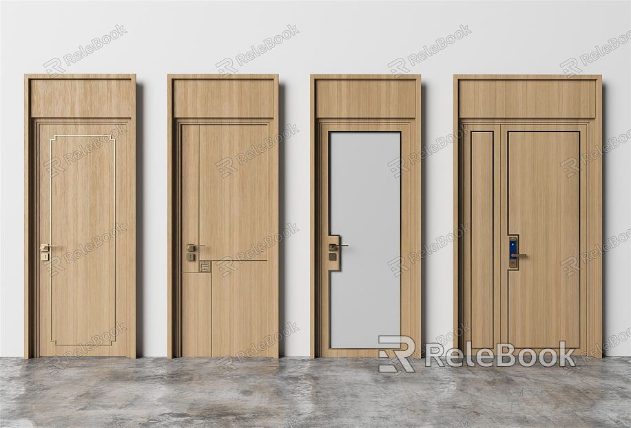 New Chinese Style Swing Door Combination model