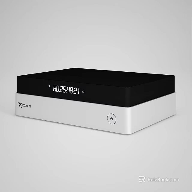 X SHARE Office Appliance With Digital Display Round Button And Black White Design 3d model 