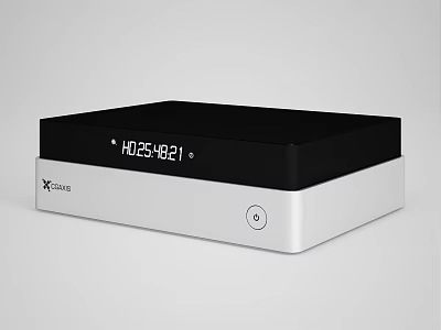 X SHARE Office Appliance With Digital Display Round Button And Black White Design 3d model