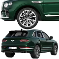 Luxury Green SUV Exterior Design With Chrome Grille Headlights And LED Taillights Alloy Wheels