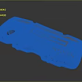 Nissan V6 24V Engine Valve Cover Metallic Automotive Engine Part Design