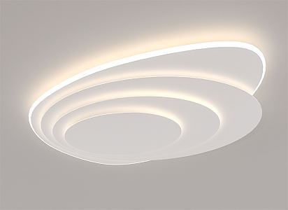 Modern Ceiling Light Halo Ceiling Light 3d model