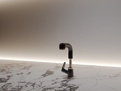 Telescopic faucet 3d model