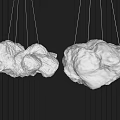 Clouds Light Smoke Fog Lamp Simple Chandelier Clouds Sales Office Chandelier Clouds Artwork Cyber Celebrant White Clouds Hit Clouds Artwork 3d model