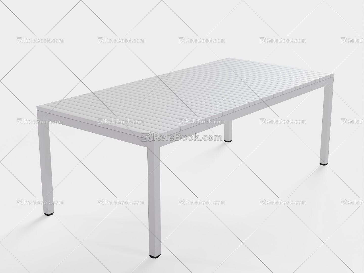 Outdoor dining table 3d model